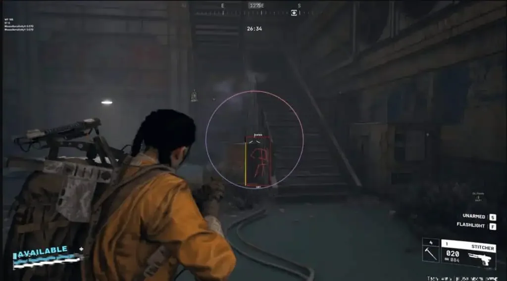 ARC Raiders fecurity: gameplay with the cheat active