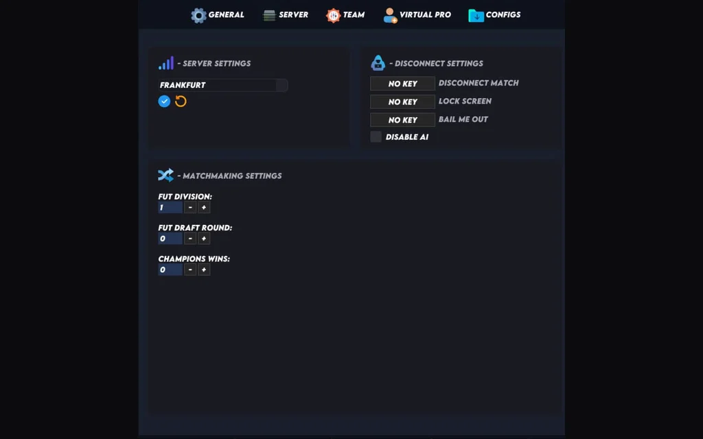 Internal — FC 26 screenshot